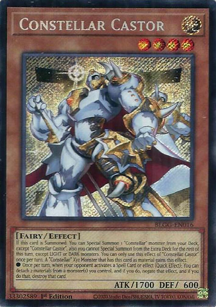 Constellar Castor [BLGG-EN016] Secret Rare