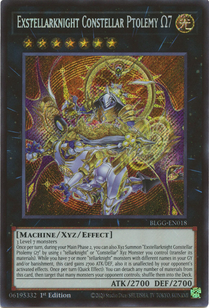 Exstellarknight Constellar Ptolemy Omega 7 [BLGG-EN018] Secret Rare
