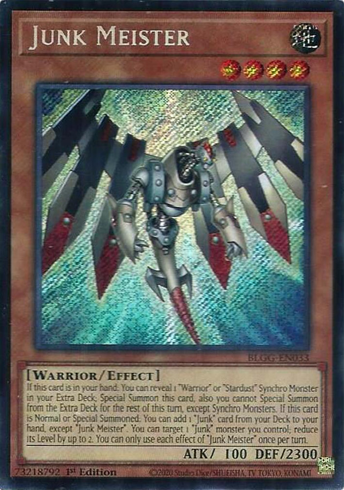 Junk Meister [BLGG-EN033] Secret Rare