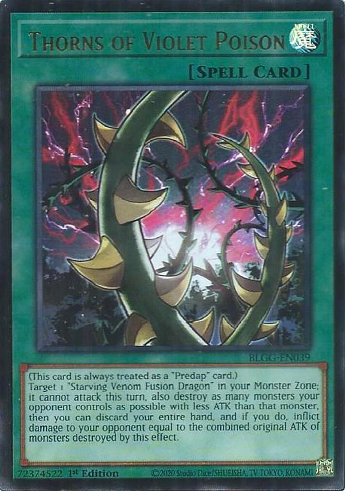 Thorns of Violet Poison [BLGG-EN039] Ultra Rare
