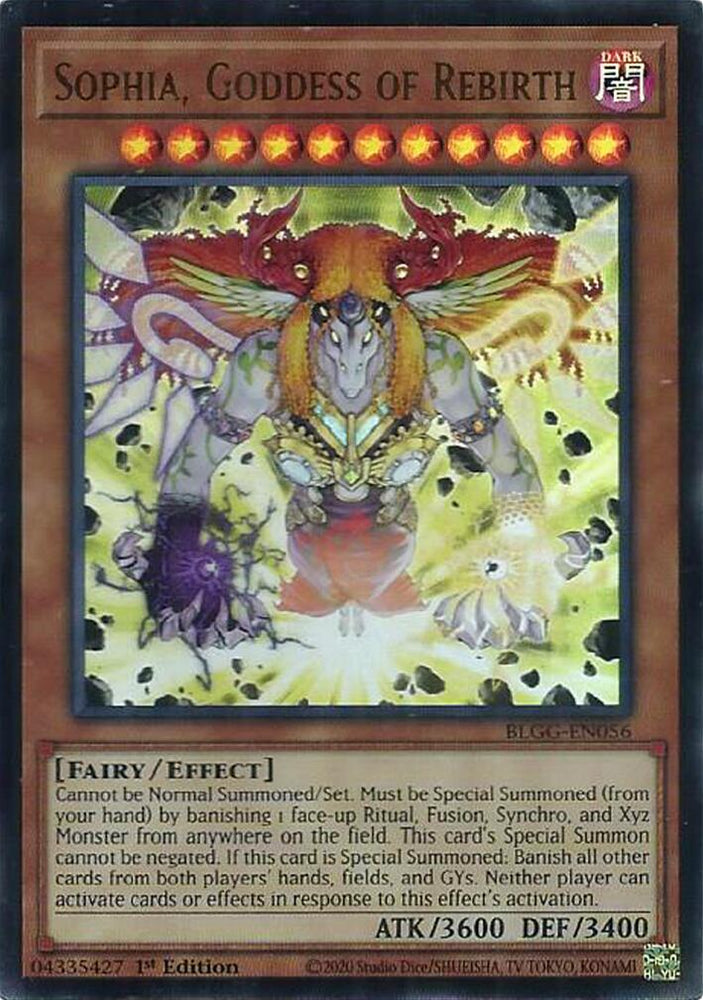 Sophia, Goddess of Rebirth [BLGG-EN056] Ultra Rare