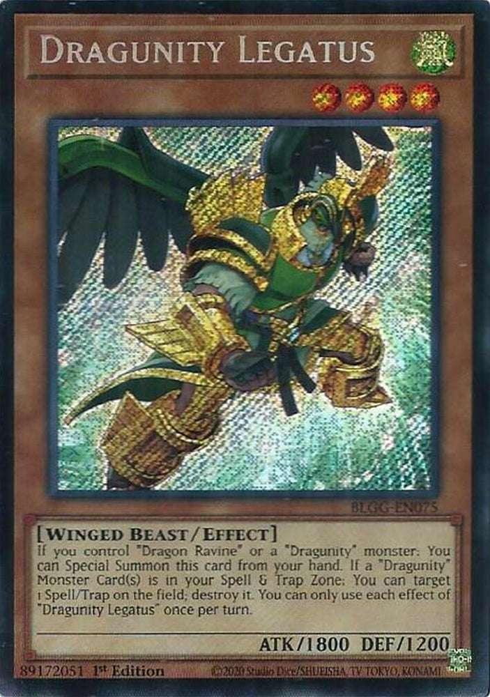 Dragunity Legatus [BLGG-EN075] Secret Rare