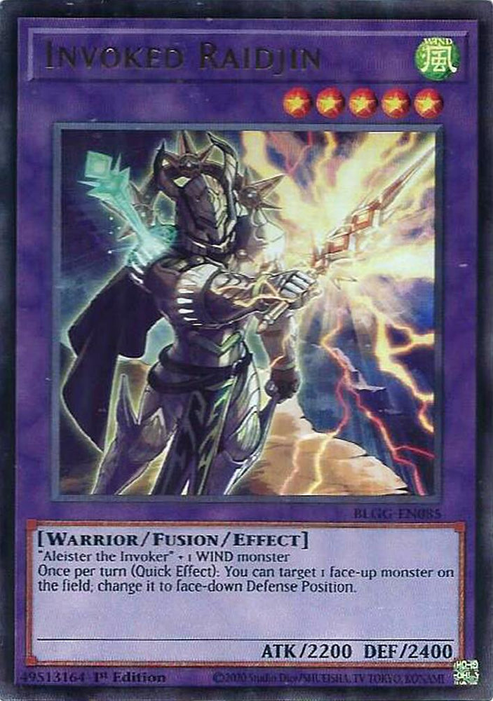 Invoked Raidjin [BLGG-EN085] Ultra Rare