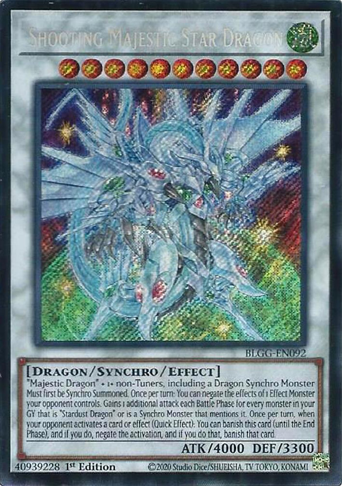 Shooting Majestic Star Dragon [BLGG-EN092] Secret Rare