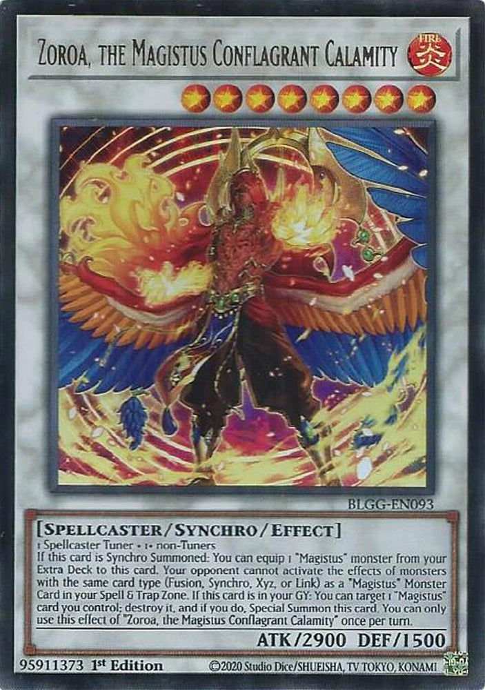 Zoroa, the Magistus Conflagrant Calamity [BLGG-EN093] Ultra Rare
