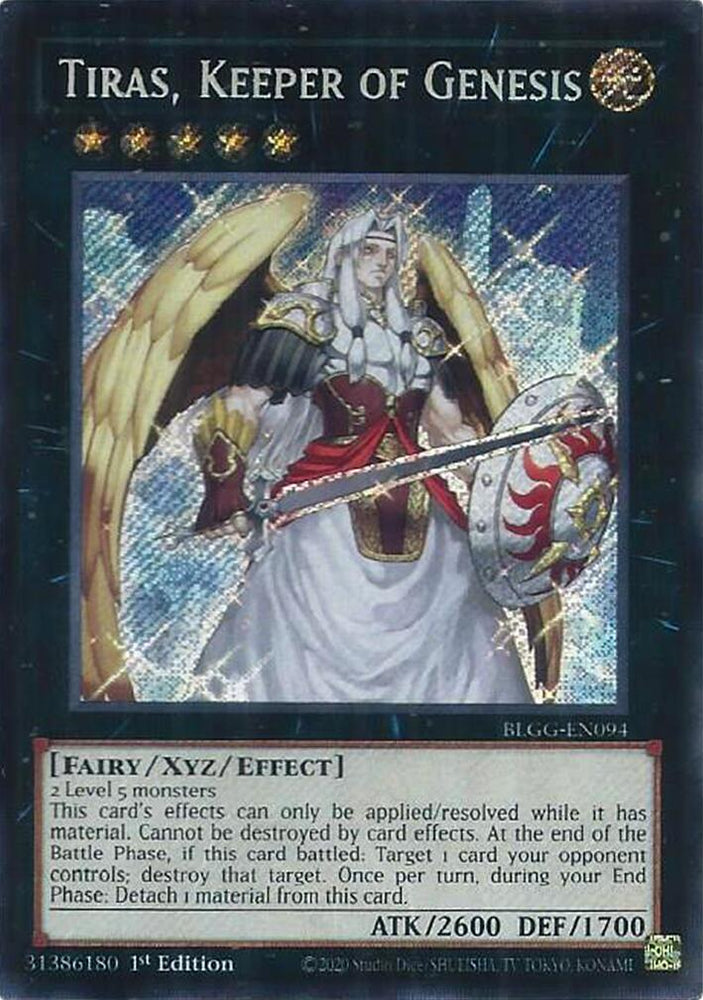 Tiras, Keeper of Genesis [BLGG-EN094] Secret Rare