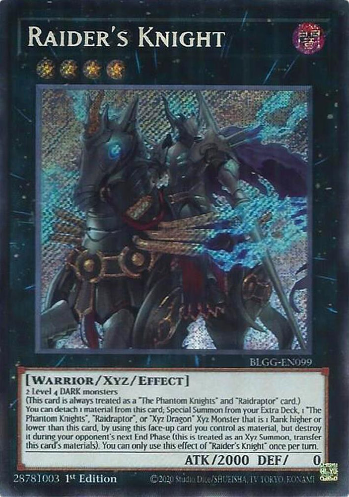 Raider's Knight [BLGG-EN099] Secret Rare