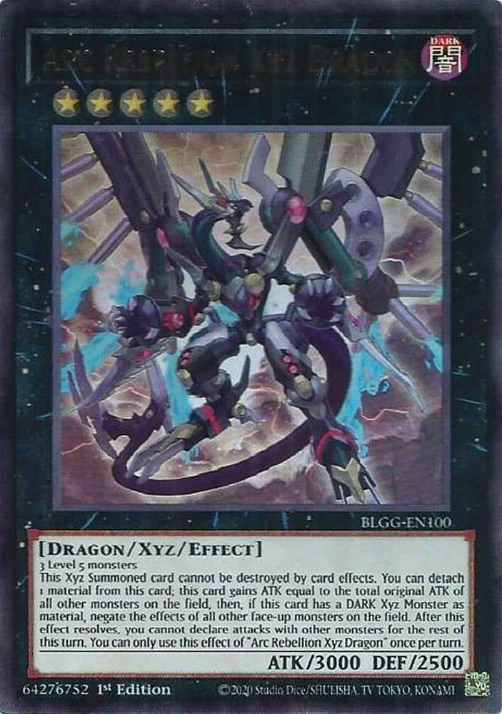 Arc Rebellion Xyz Dragon [BLGG-EN100] Ultra Rare