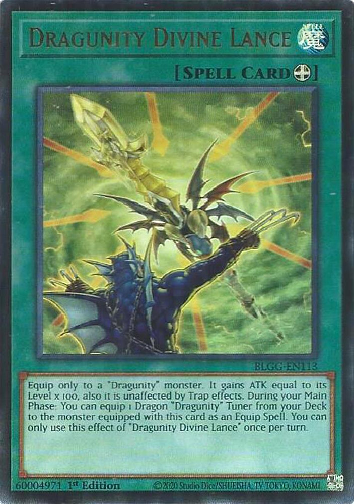 Dragunity Divine Lance [BLGG-EN113] Ultra Rare