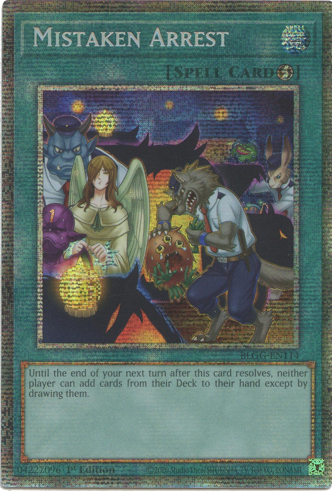 Mistaken Arrest (Starlight Rare) [BLGG-EN114] Starlight Rare