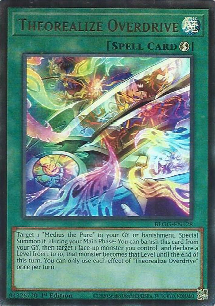 Theorealize Overdrive [BLGG-EN128] Ultra Rare