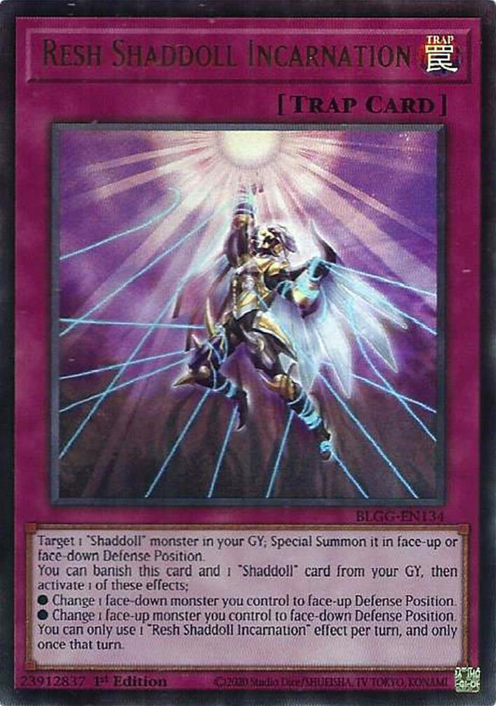 Resh Shaddoll Incarnation [BLGG-EN134] Ultra Rare
