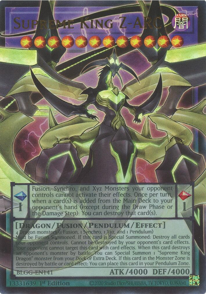 Supreme King Z-ARC [BLGG-EN141] Ultra Rare