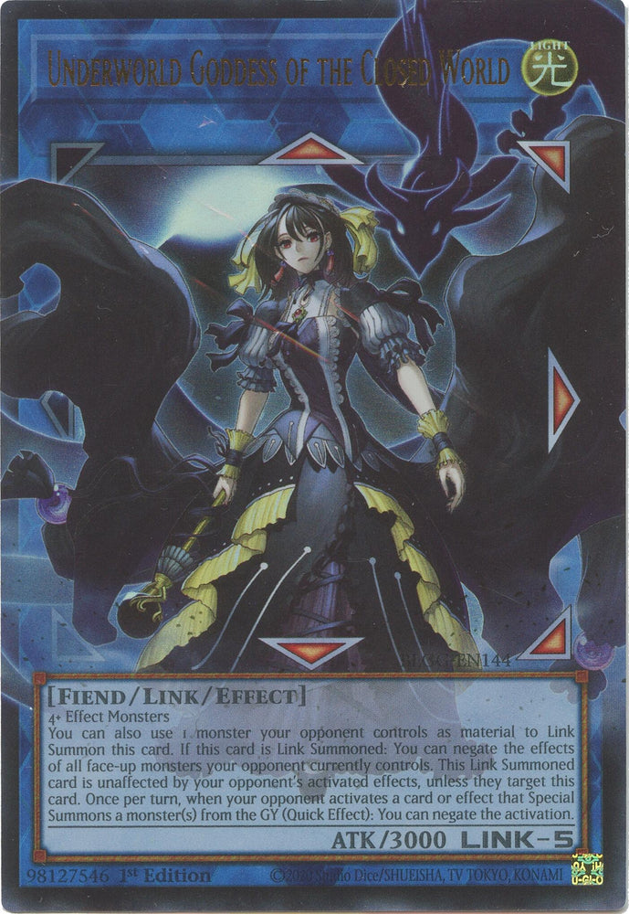 Underworld Goddess of the Closed World [BLGG-EN144] Ultra Rare