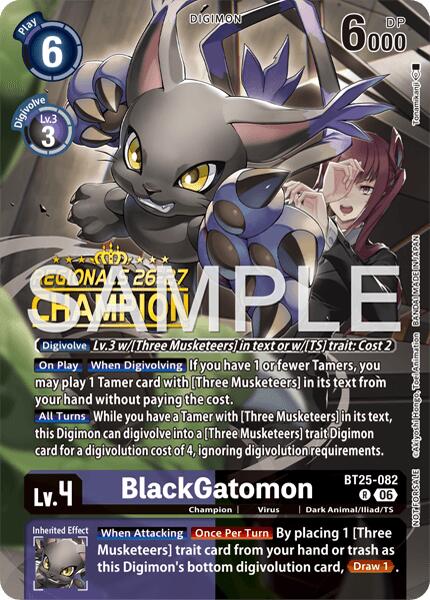 BlackGatomon [BT25-082] (Regionals 26-27 Season 2 Champion) [Dual Revolution]