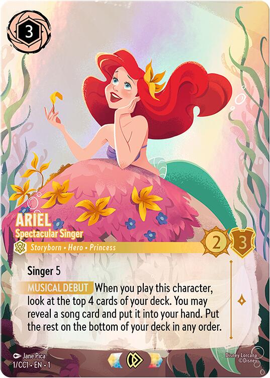 Ariel - Spectacular Singer (1) [Promo Cards]
