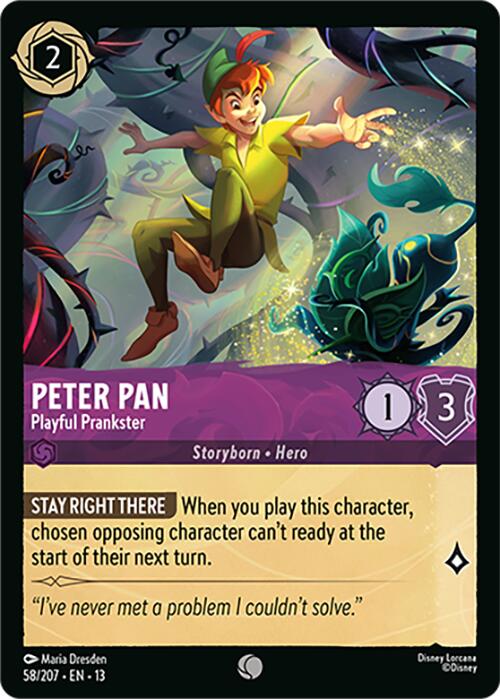 Peter Pan - Playful Prankster (58/207) [Attack of the Vine!]