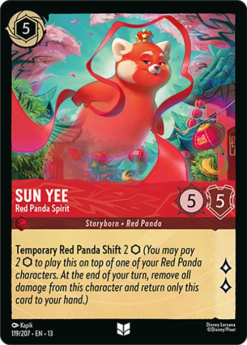 Sun Yee - Red Panda Spirit (119/207) [Attack of the Vine!]