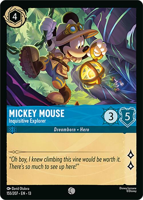 Mickey Mouse - Inquisitive Explorer (155/207) [Attack of the Vine!]