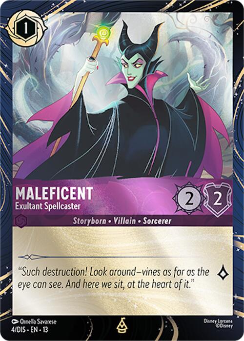 Maleficent - Exultant Spellcaster (4) [Promo Cards]