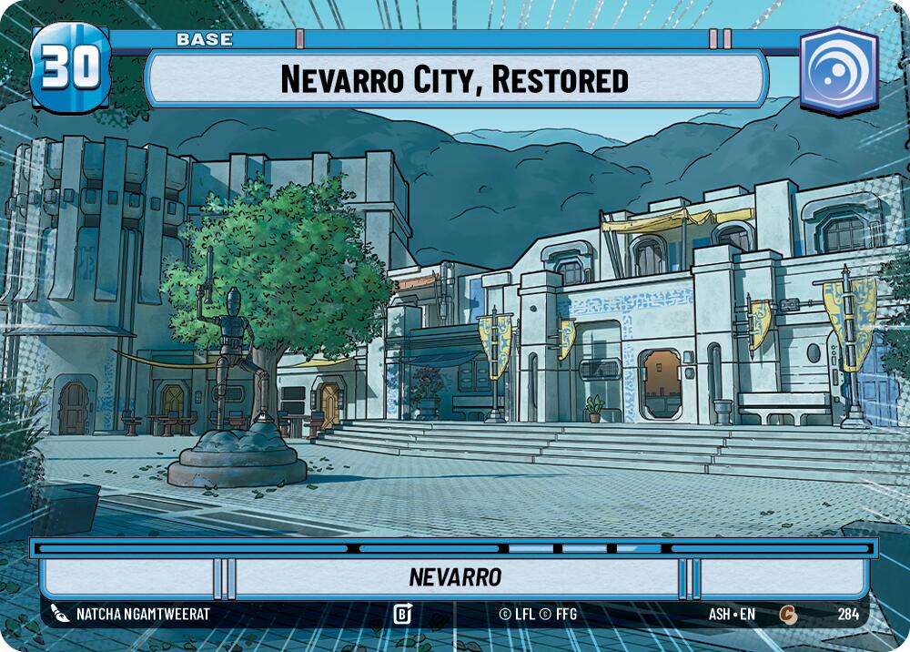 Nevarro City, Restored // Shield (284 // t06) (Hyperspace) (284 // T06) [Ashes of the Empire]