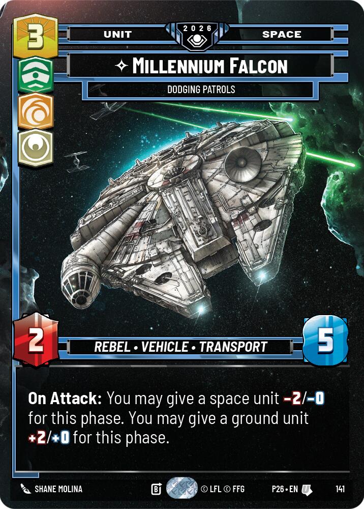 Millennium Falcon - Dodging Patrols (141) (Prize Wall) (141) [Galactic Championship 2026]