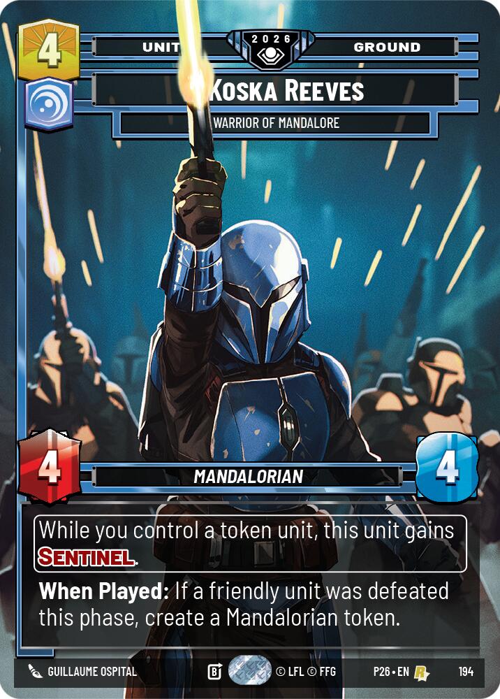 Koska Reeves - Warrior of Mandalore (194) (194) [Galactic Championship 2026]