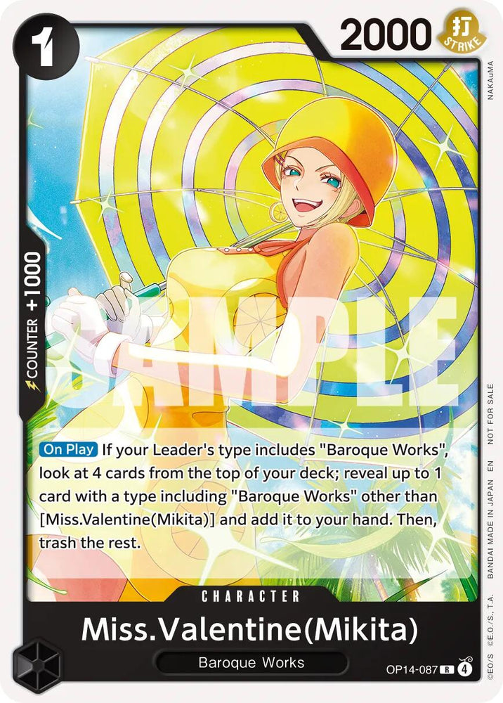 Miss.Valentine(Mikita) (Tournament Pack 2026 Vol. 3) [One Piece Promotion Cards]