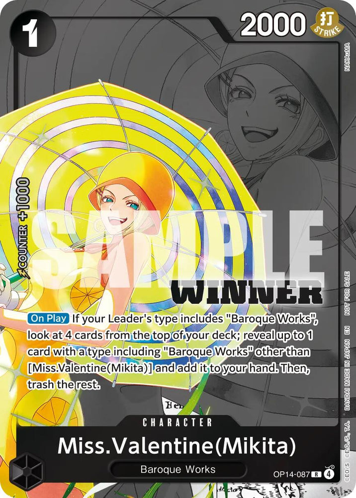 Miss.Valentine(Mikita) (Winner Pack 2026 Vol. 3) [One Piece Promotion Cards]