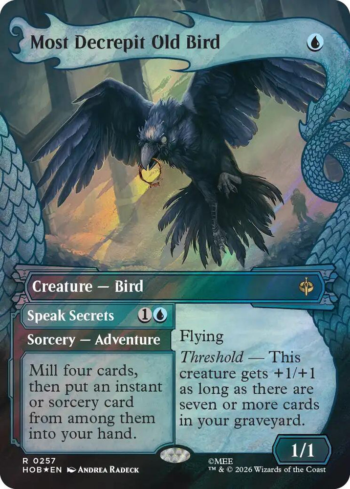 Most Decrepit Old Bird (Showcase) (Surge Foil) [The Hobbit]