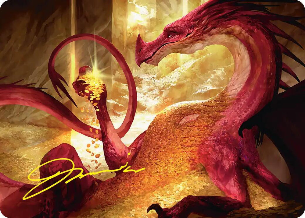 Gleaming Splendor Art Card (Gold-Stamped Signature) [The Hobbit Art Series]