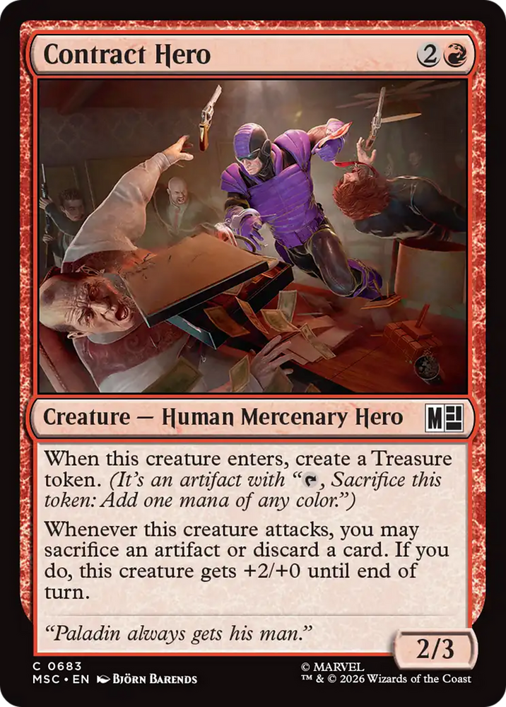 Contract Hero [Marvel Super Heroes Commander]