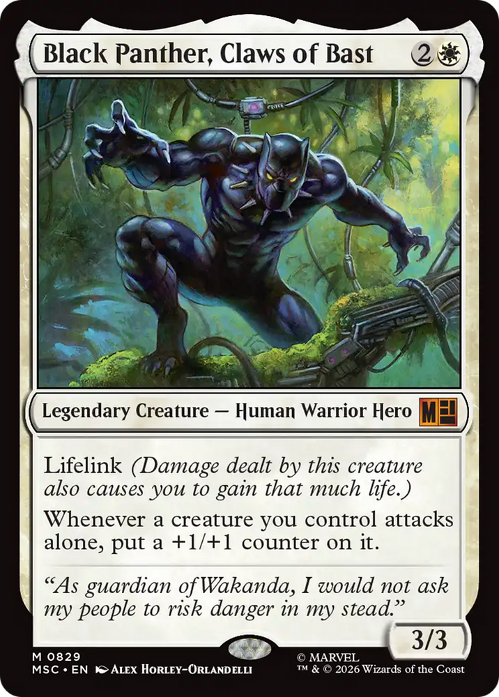 Black Panther, Claws of Bast [Marvel Super Heroes Commander]