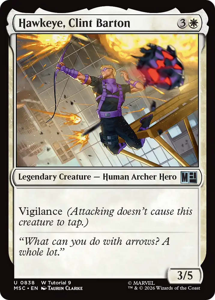 Hawkeye, Clint Barton (0838) [Marvel Super Heroes Commander]