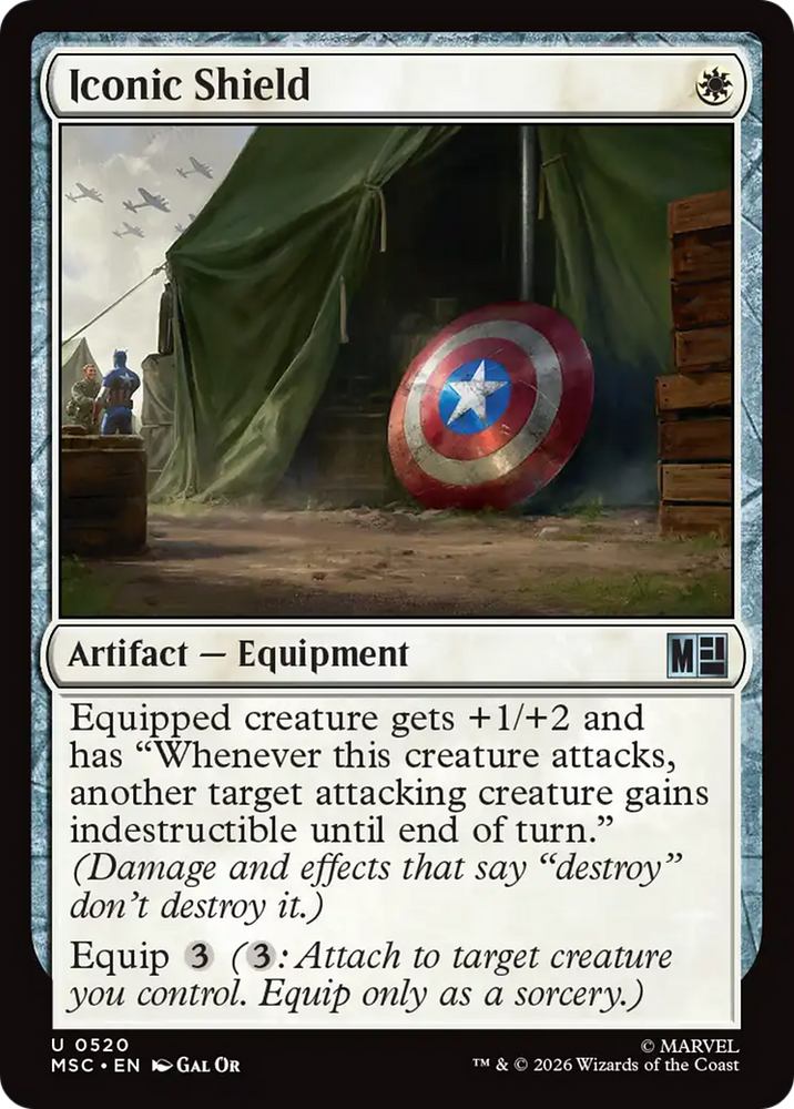 Iconic Shield [Marvel Super Heroes Commander]