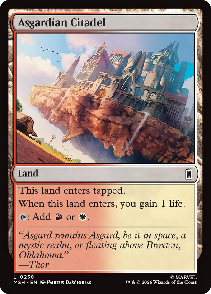 Asgardian Citadel [Marvel Super Heroes]