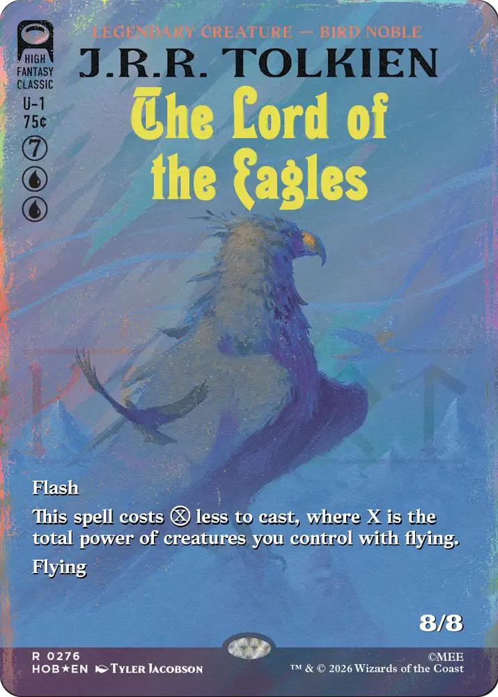 The Lord of the Eagles (Borderless) (Surge Foil) [The Hobbit]