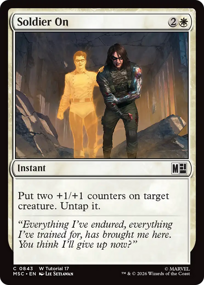 Soldier On (0843) [Marvel Super Heroes Commander]