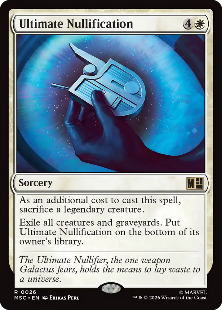 Ultimate Nullification (Surge Foil) [Marvel Super Heroes Commander]