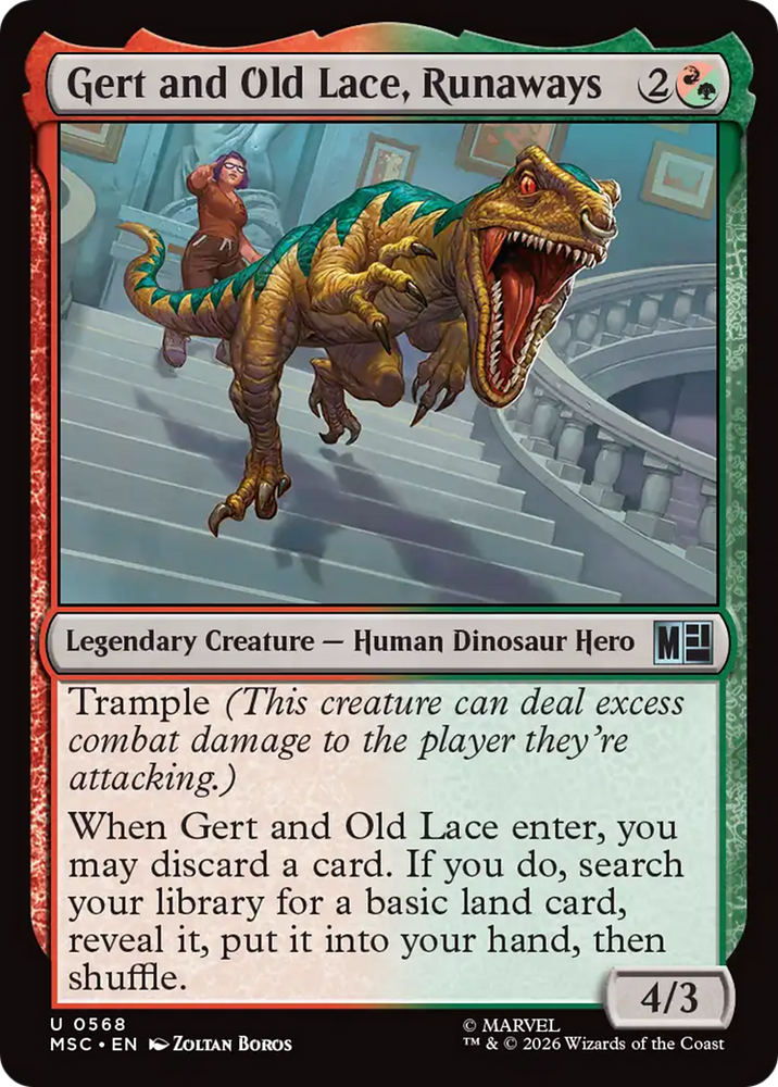 Gert and Old Lace, Runaways [Marvel Super Heroes Commander]
