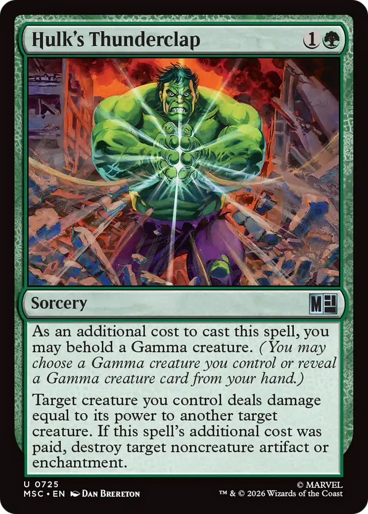 Hulk's Thunderclap [Marvel Super Heroes Commander]