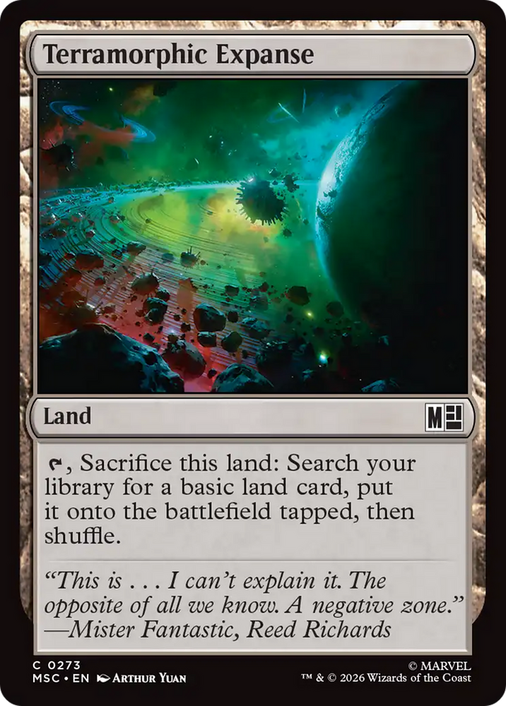 Terramorphic Expanse (0273) (Surge Foil) [Marvel Super Heroes Commander]