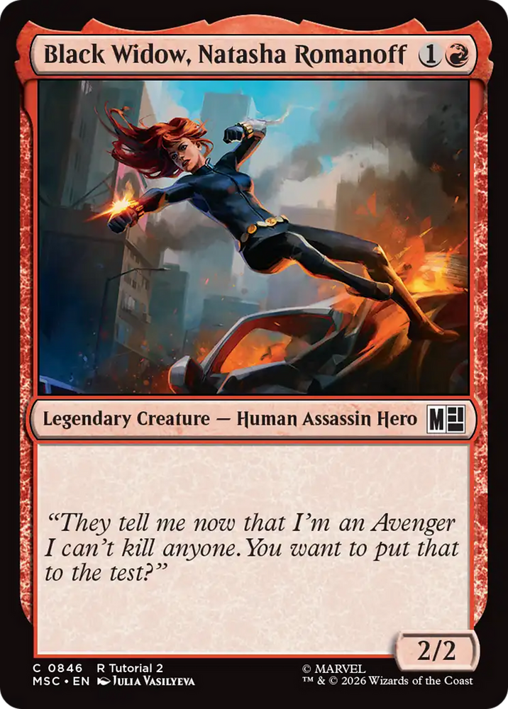 Black Widow, Natasha Romanoff (0846) [Marvel Super Heroes Commander]