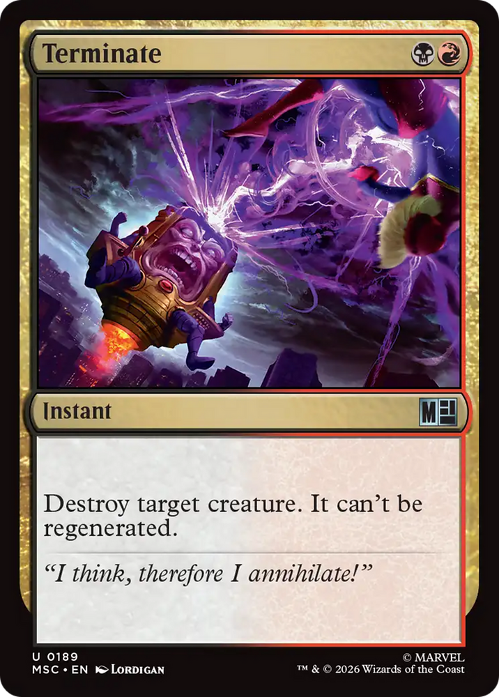 Terminate (Surge Foil) [Marvel Super Heroes Commander]