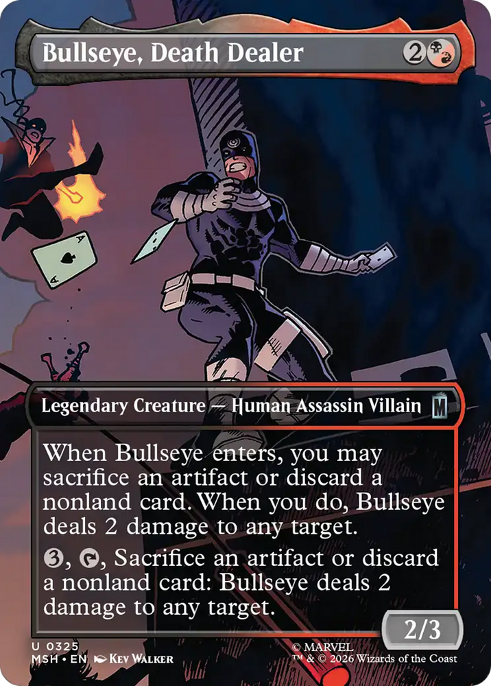 Bullseye, Death Dealer (Borderless) [Marvel Super Heroes]