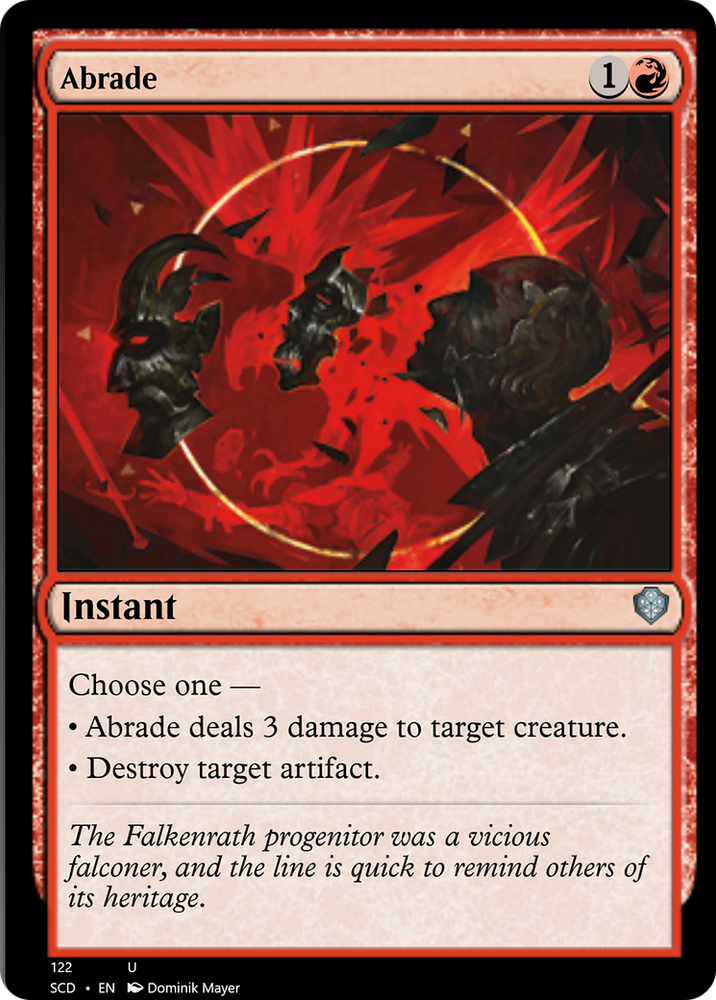Abrade [Starter Commander Decks]