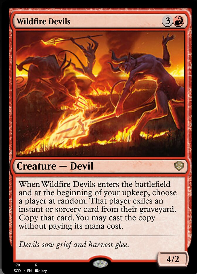 Wildfire Devils [Starter Commander Decks]