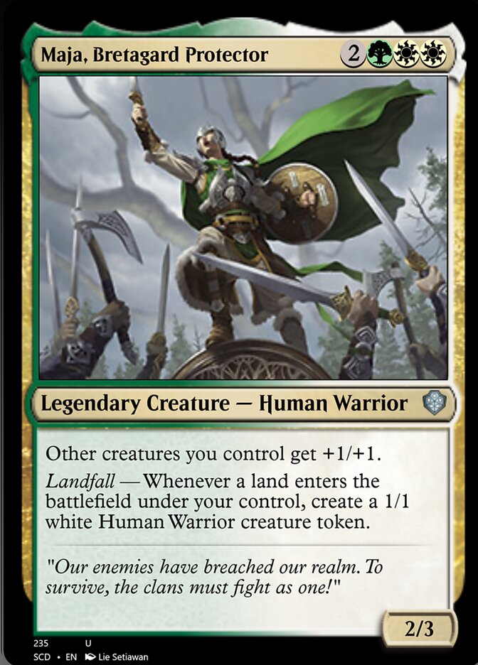 Maja, Bretagard Protector [Starter Commander Decks]