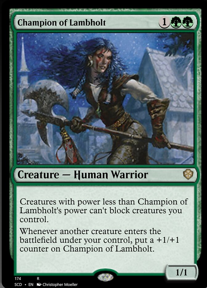 Champion of Lambholt [Starter Commander Decks]