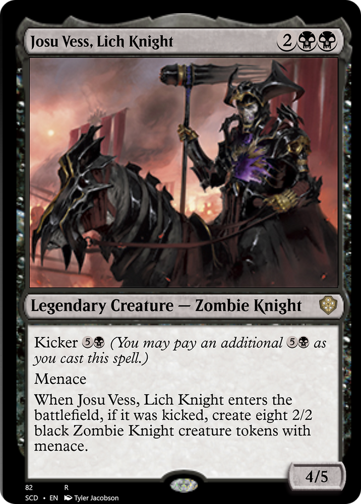 Josu Vess, Lich Knight [Starter Commander Decks]
